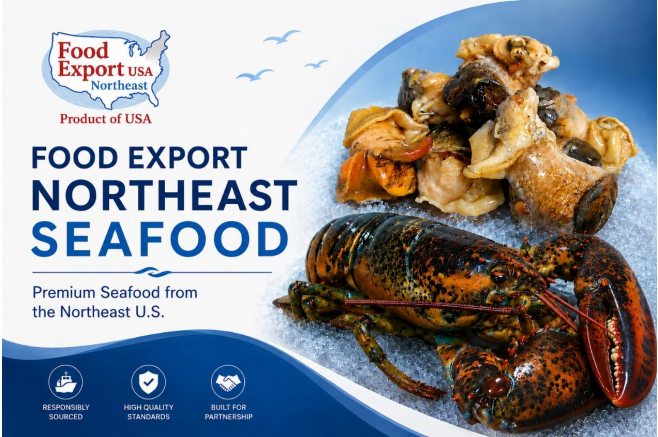 Food Export Northeast U.S. Seafood Siap Meriahkan  Indo Fisheries 2026 di Indonesia 